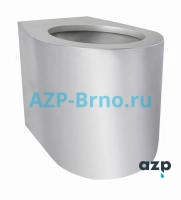 Безопасный нержавеющий туалет BSNZ 02 AZP Brno Чехия (фото, схема)