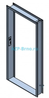 Рама для наружных дверей из нержавеющей стали NZE AZP Brno Чехия (фото, схема)