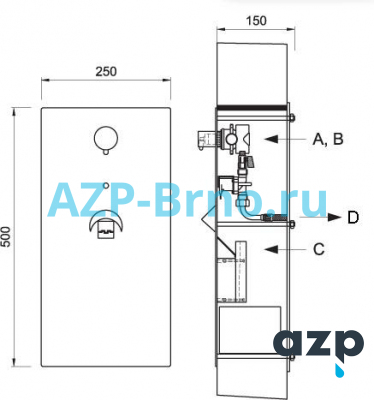 Душевой жетонный автомат BSZA 01 AZP Brno Чехия (фото, схема) Душевой жетонный автомат BSZA 01 AZP Brno Чехия (фото, схема)